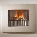 Platonic Hole In The Wall Gas Firescape Fire